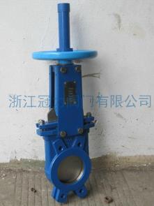 手動刀閘閥操作輕便靈活,很方便的哦！